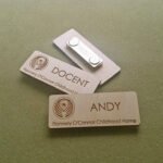 White Acrylic Badges ( Backside Pin ) - Image 3