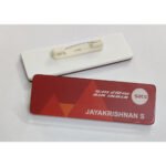 White Acrylic Badges ( Backside Pin ) - Image 2